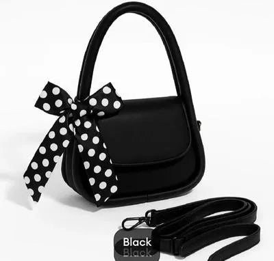 Girl’s PU Leather Plain Hand Bag