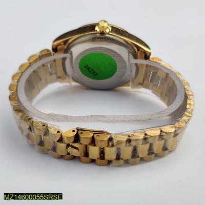 Gold Day-Date Style Automatic Wrist Watch with President Bracelet – Luxury Design for Men