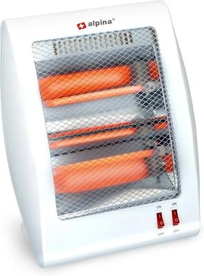| Portable Electric Room Heater with Dual Power Switches & Safety Grill