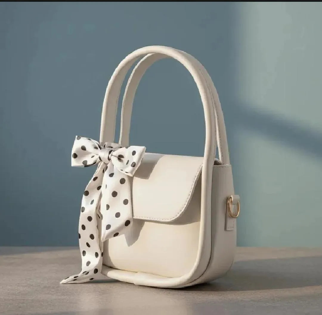 Girl’s PU Leather Plain Hand Bag