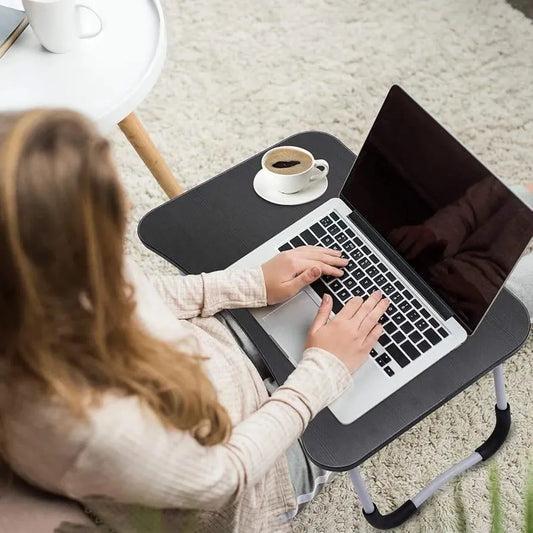 – Portable Multi-Purpose Lap Desk with Cup Holder