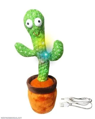 Dancing Cactus Toy with LED Lights – Singing, Talking & Recording Interactive Toy